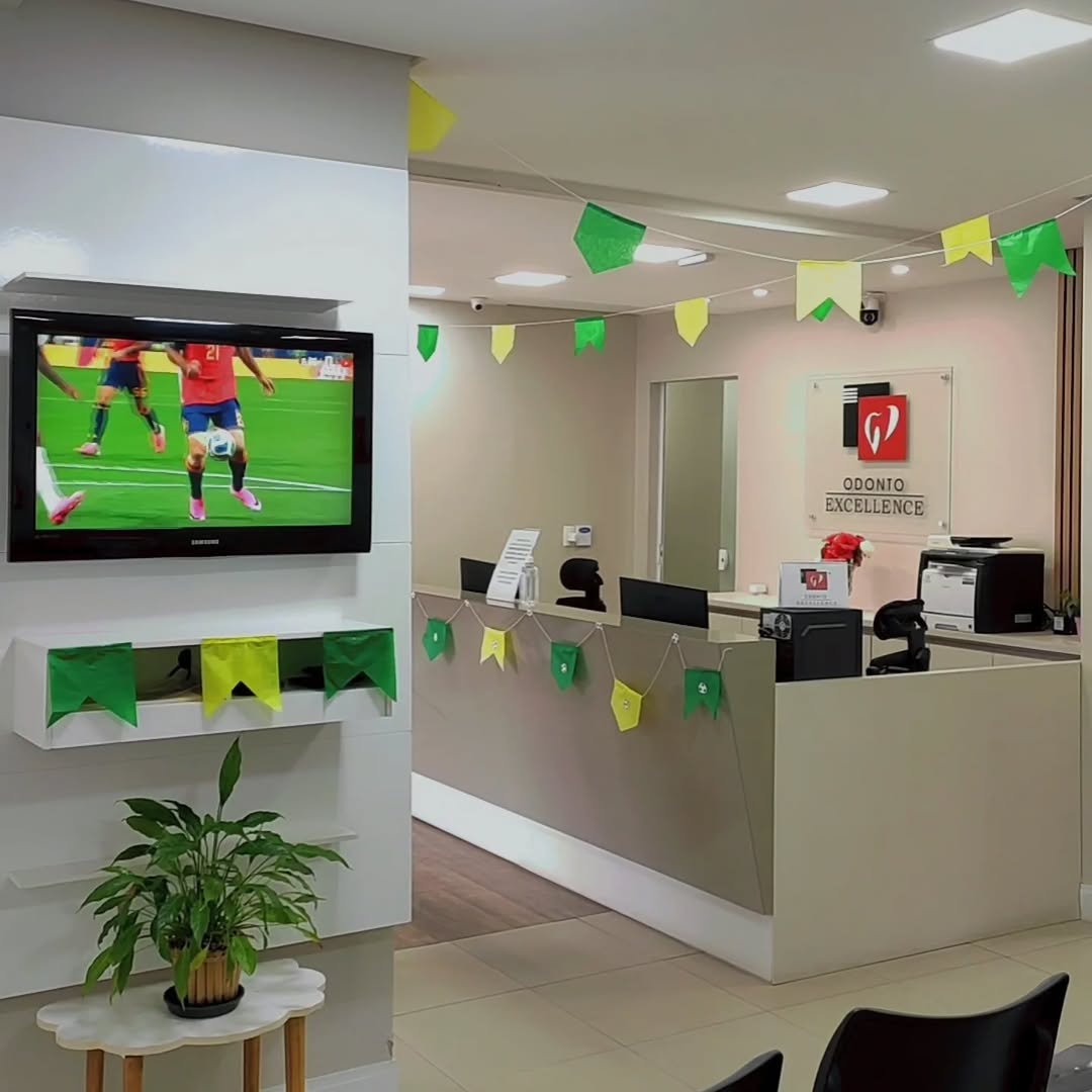 Recepção da Odonto Excellence Palhoça
